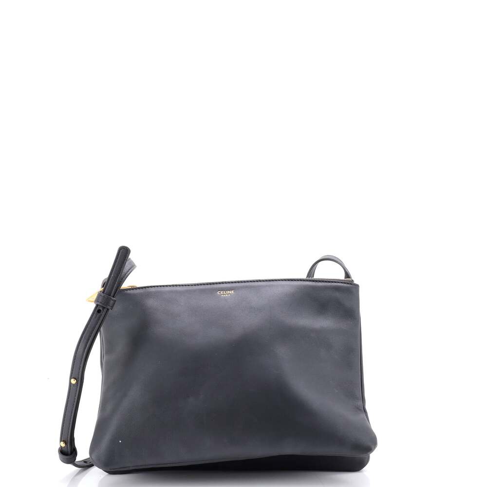 Celine Trio Crossbody Bag Leather Large #242175C87B - Picture 1 of 7